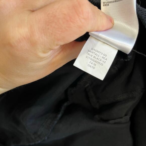 GAP Black Corduroy Skirtall Jumper Dress Button Front Pinafore Overall Mini S - Picture 6 of 7